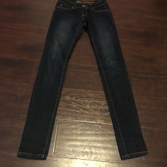 Blue Asphalt Dark Skinny Denim - Picture 3 of 6